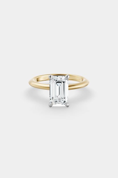 Diamond Solitaire Ring | Gwen Band