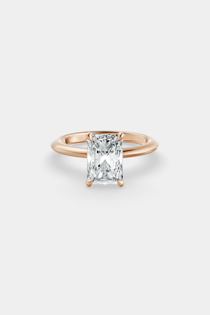 Diamond Solitaire Ring | Gwen Band