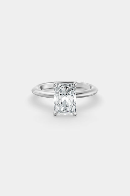 Diamond Solitaire Ring | Gwen Band