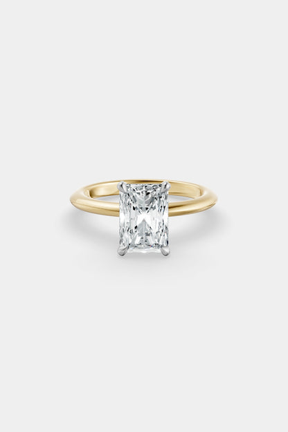 Diamond Solitaire Ring | Gwen Band