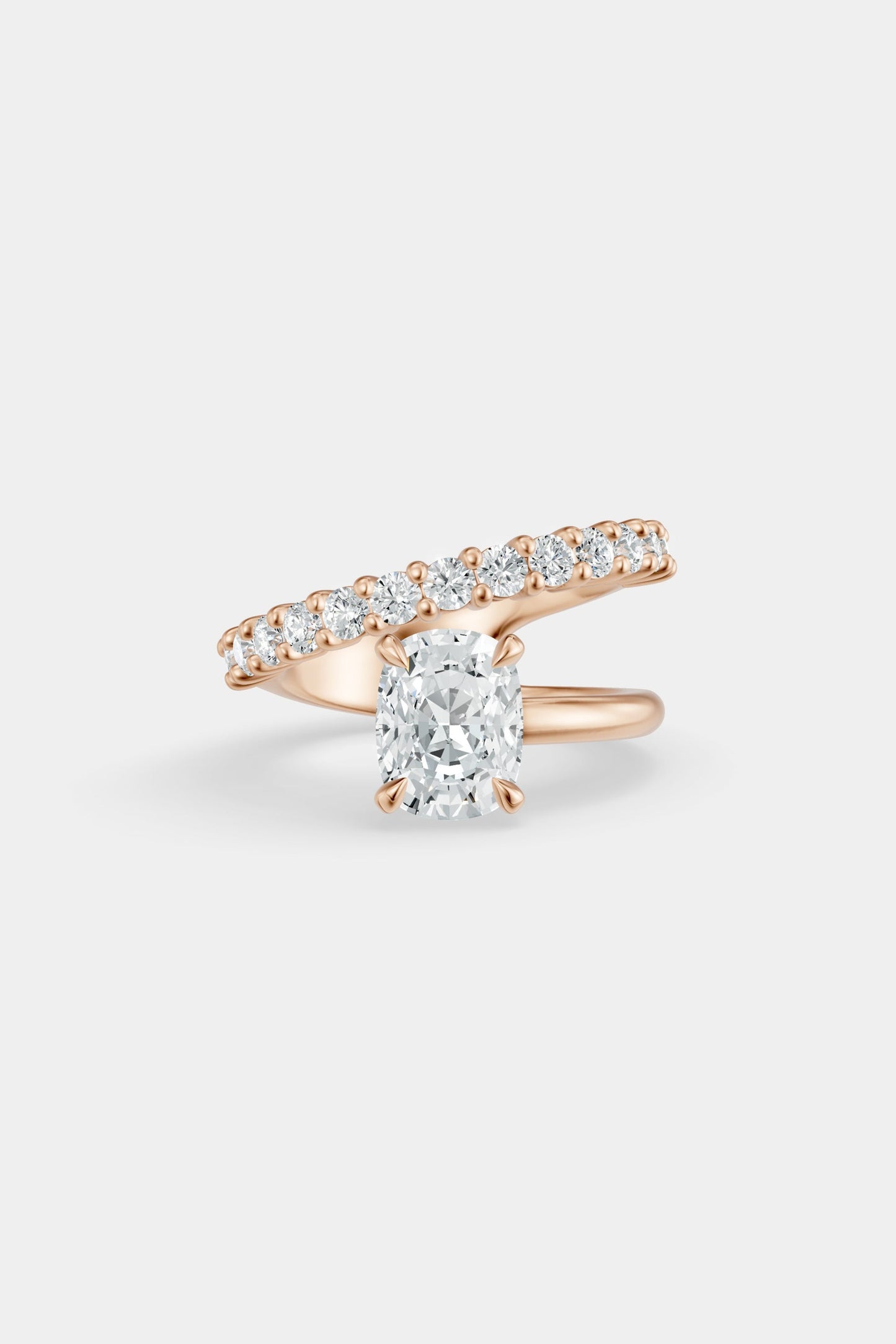 Natasha Diamond Wrap Ring | 0.05ct Round Diamond Band