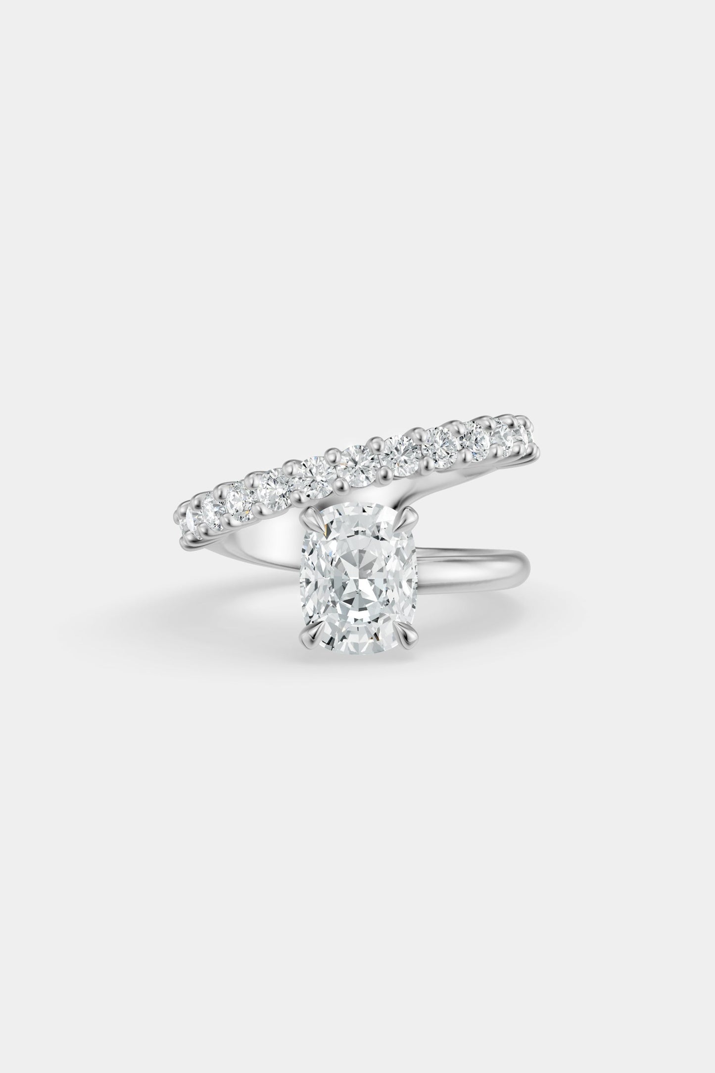 Natasha Diamond Wrap Ring | 0.05ct Round Diamond Band