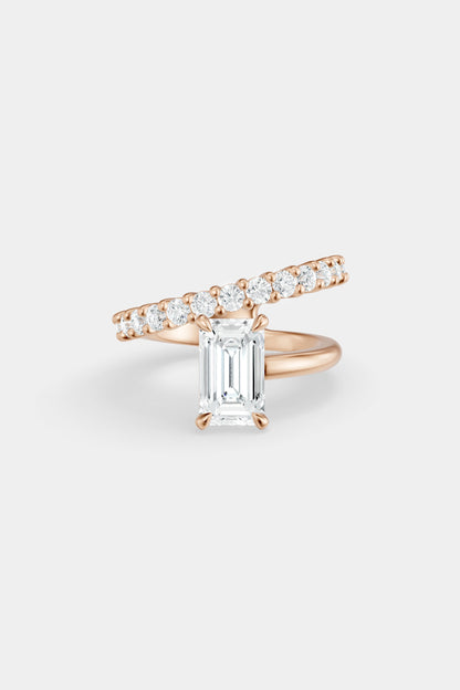 Natasha Diamond Wrap Ring | 0.05ct Round Diamond Band