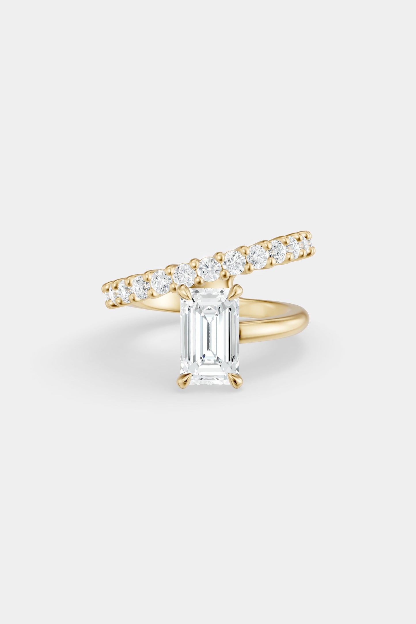 Natasha Diamond Wrap Ring | 0.05ct Round Diamond Band