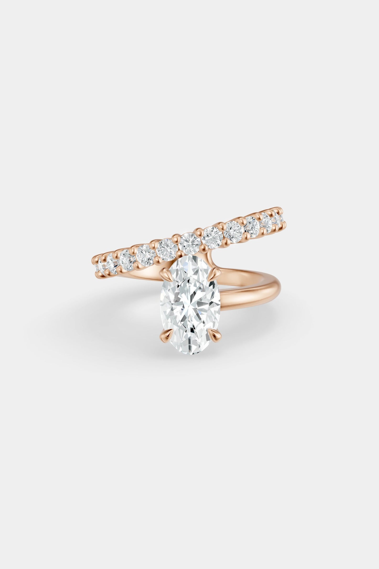 Natasha Diamond Wrap Ring | 0.05ct Round Diamond Band