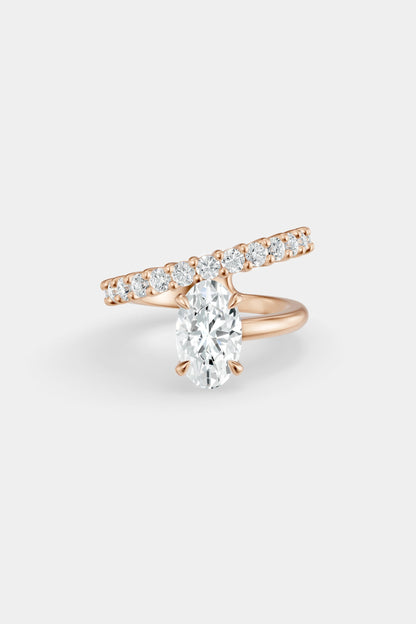 Natasha Diamond Wrap Ring | 0.05ct Round Diamond Band