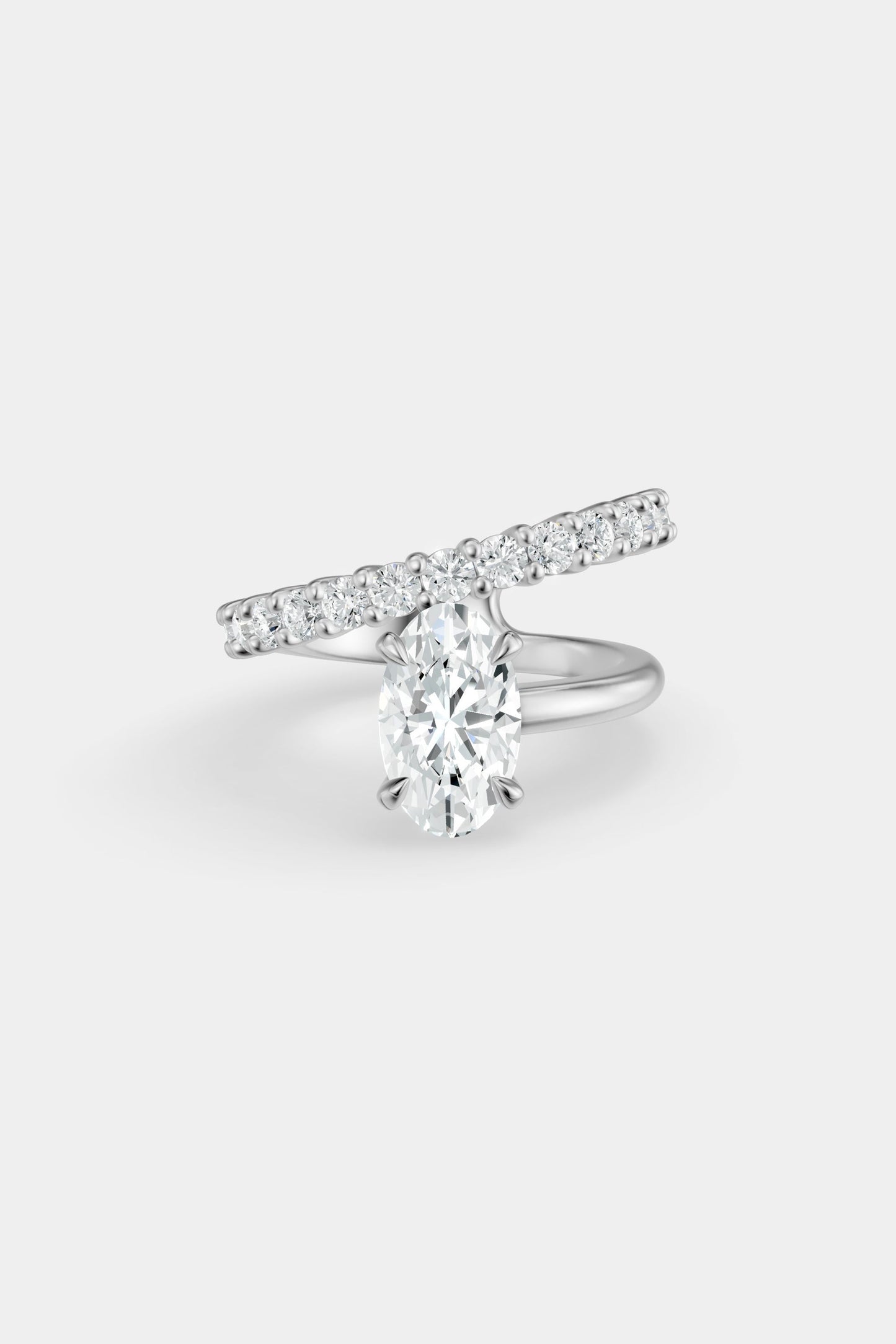 Natasha Diamond Wrap Ring | 0.05ct Round Diamond Band