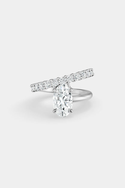Natasha Diamond Wrap Ring | 0.05ct Round Diamond Band