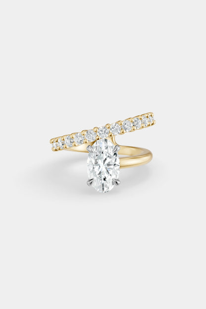 Natasha Diamond Wrap Ring | 0.05ct Round Diamond Band