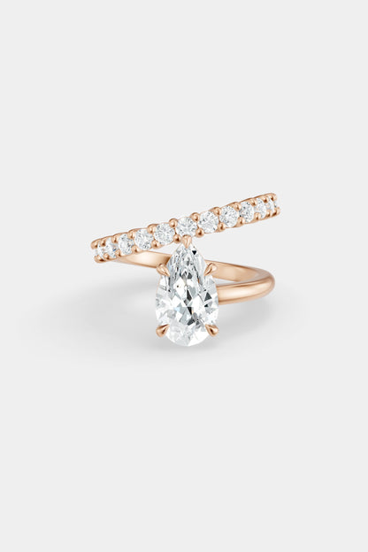 Natasha Diamond Wrap Ring | 0.05ct Round Diamond Band