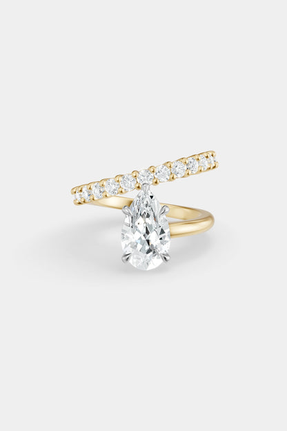 Natasha Diamond Wrap Ring | 0.05ct Round Diamond Band