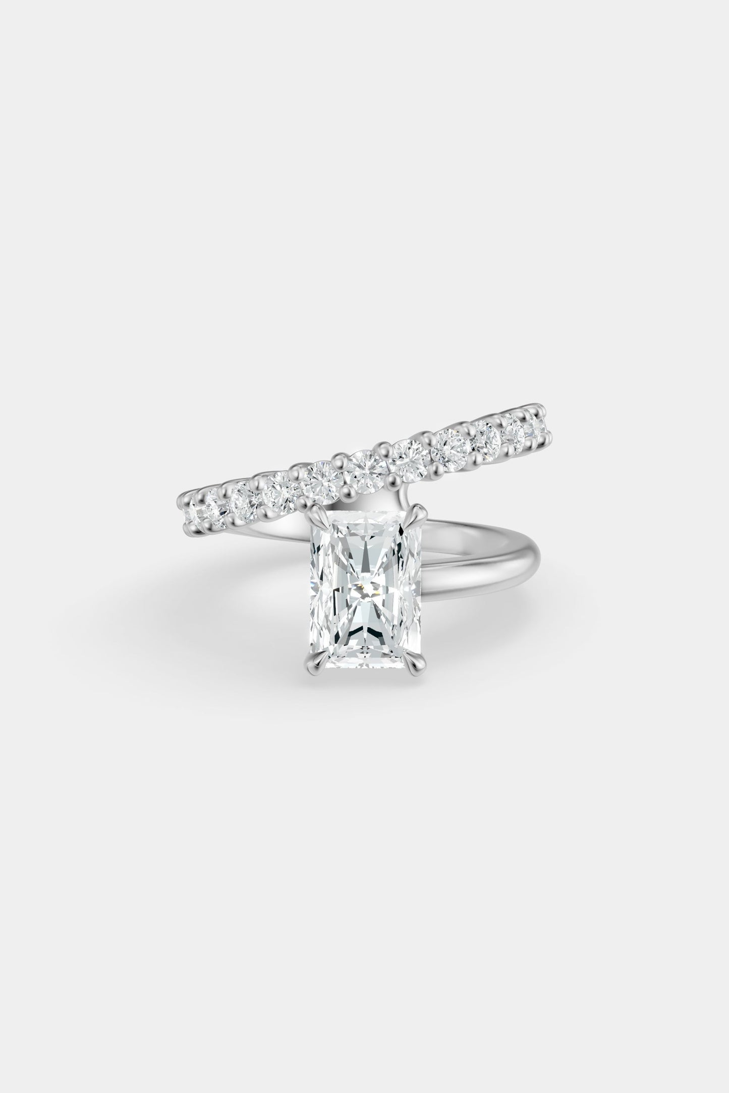 Natasha Diamond Wrap Ring | 0.05ct Round Diamond Band