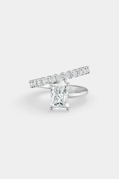 Natasha Diamond Wrap Ring | 0.05ct Round Diamond Band