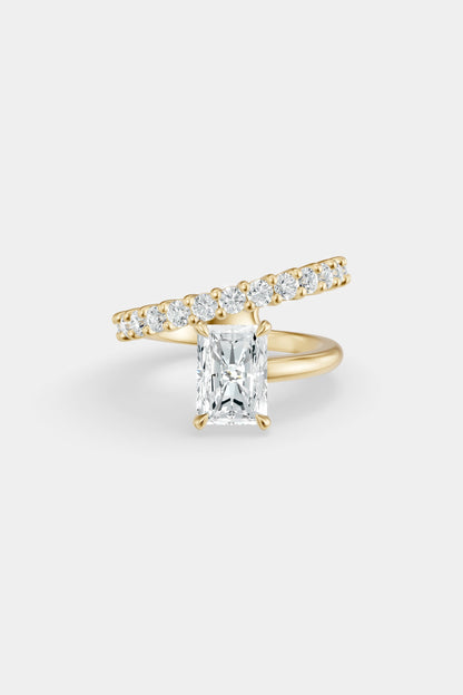 Natasha Diamond Wrap Ring | 0.05ct Round Diamond Band