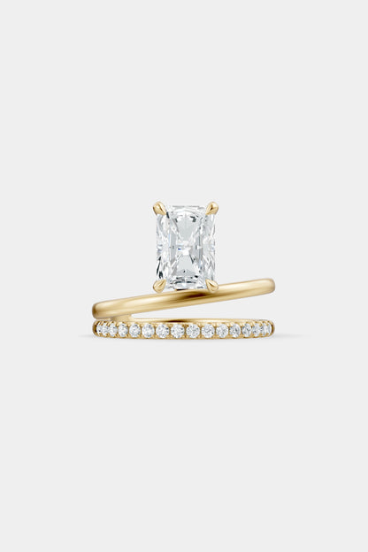 Double Band Floating Diamond Ring | Harley Diamond Band