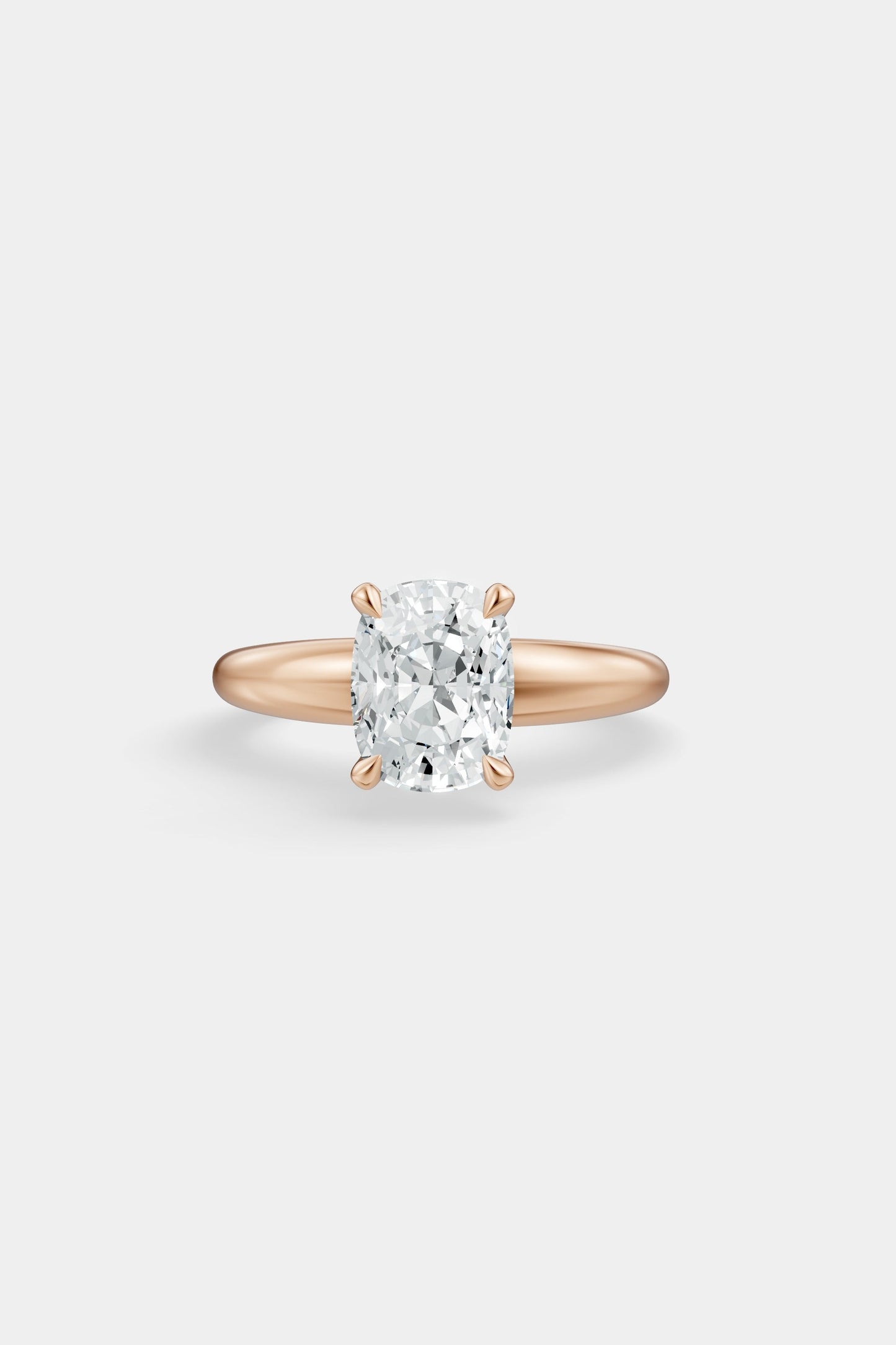 Diamond Solitaire Ring | Large Heidi Band