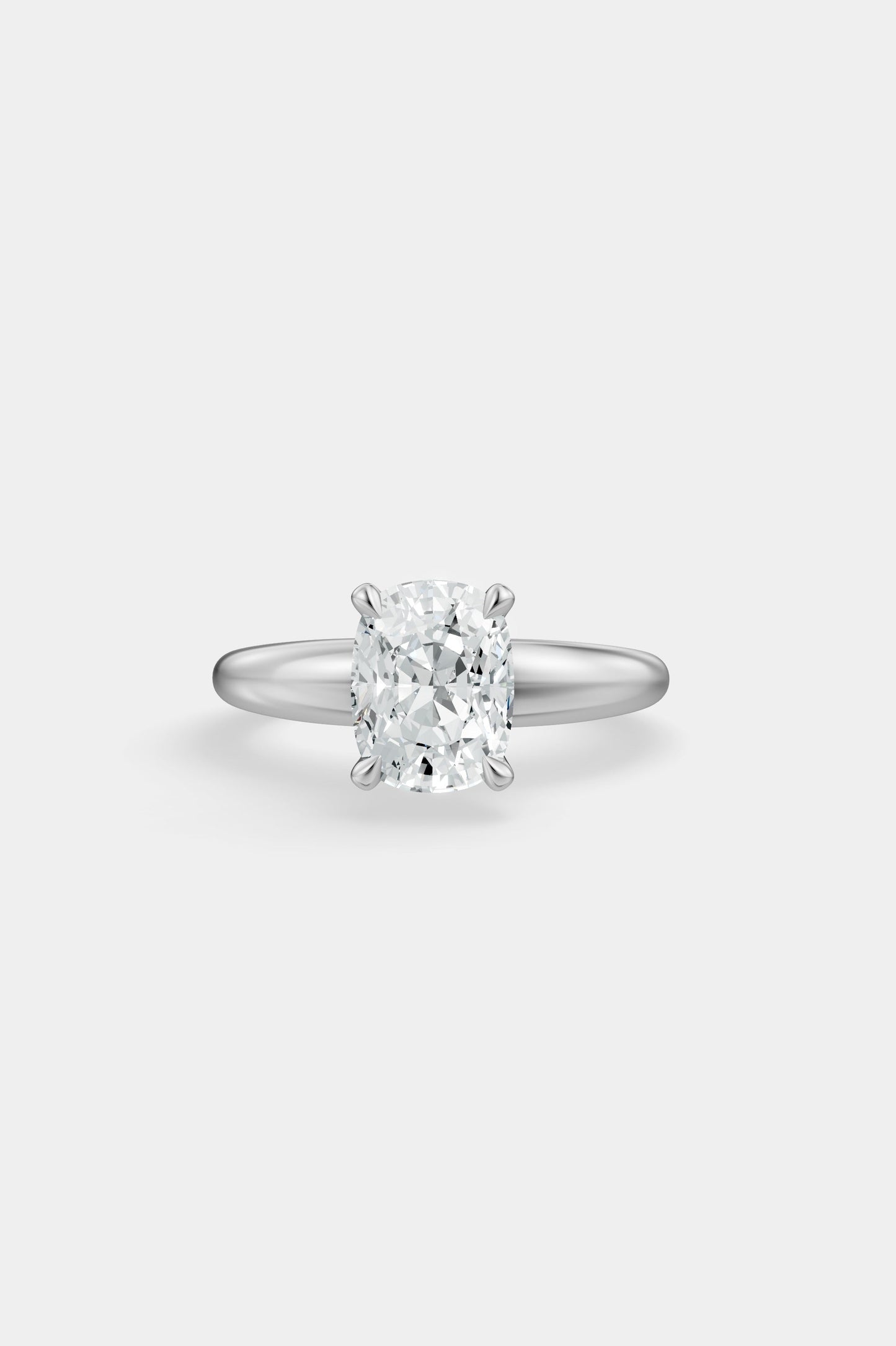 Diamond Solitaire Ring | Large Heidi Band