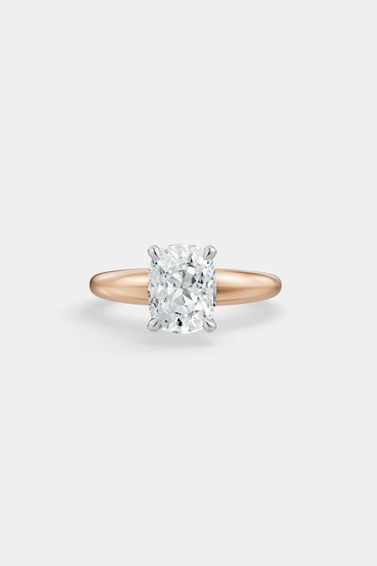 Diamond Solitaire Ring | Large Heidi Band