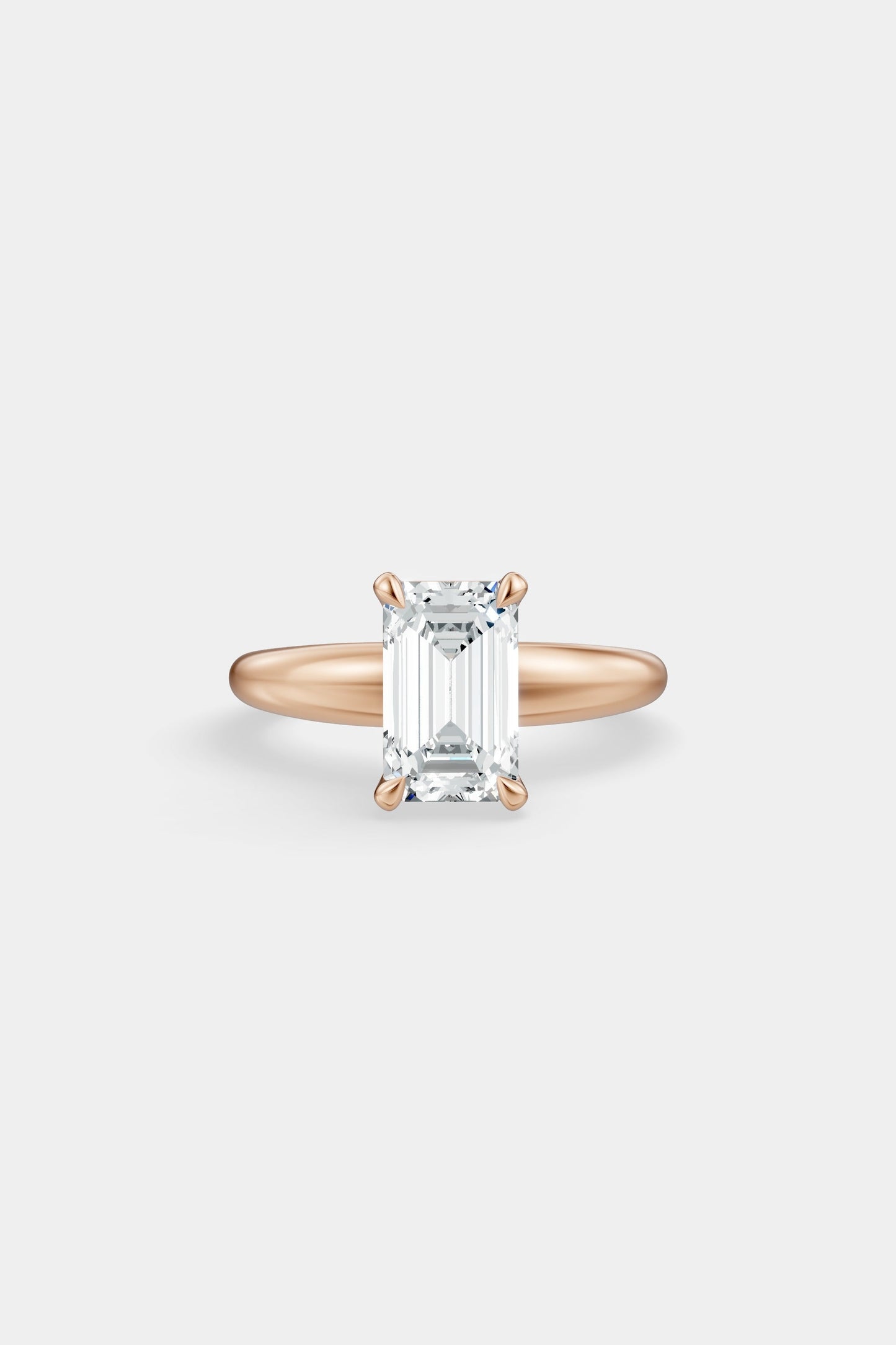 Diamond Solitaire Ring | Large Heidi Band