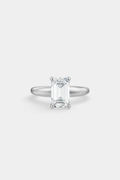 Diamond Solitaire Ring | Large Heidi Band