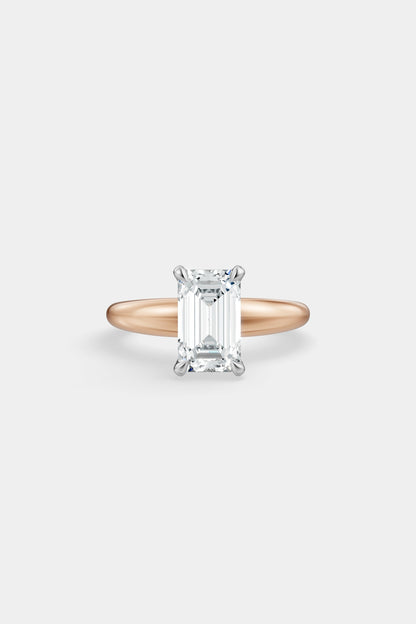 Diamond Solitaire Ring | Large Heidi Band