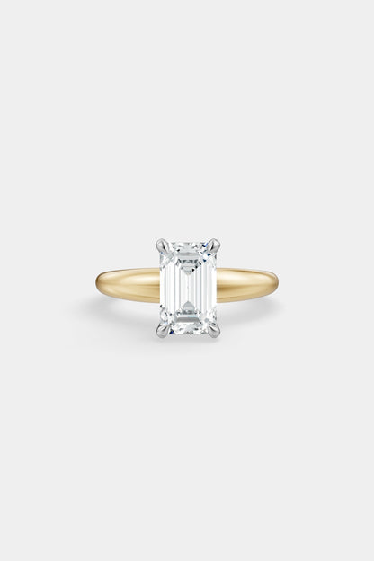 Diamond Solitaire Ring | Large Heidi Band