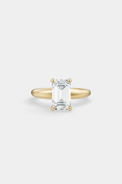 Diamond Solitaire Ring | Large Heidi Band