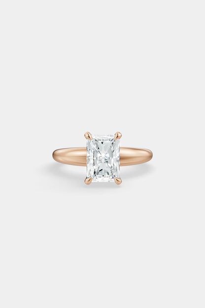 Diamond Solitaire Ring | Large Heidi Band