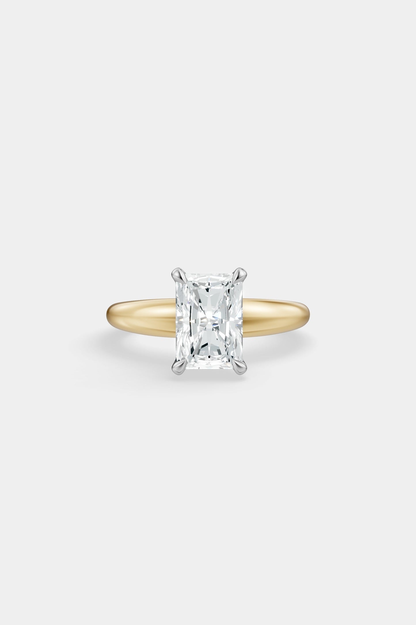 Diamond Solitaire Ring | Large Heidi Band