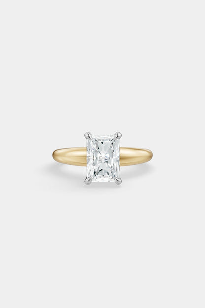 Diamond Solitaire Ring | Large Heidi Band