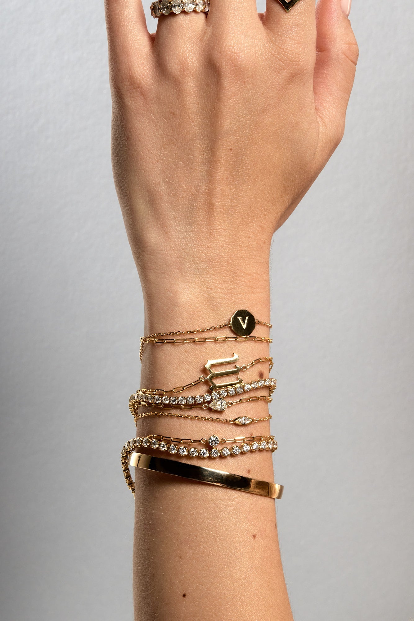 Mina Bracelet | Silver or 9K White Gold