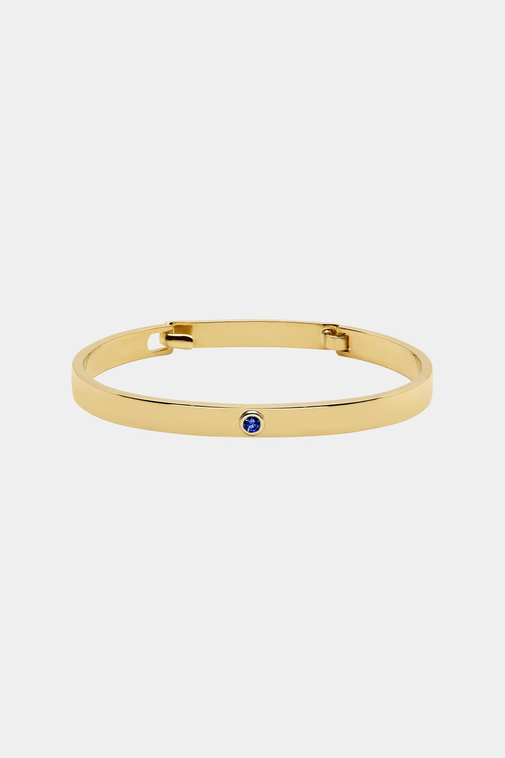 Sapphire Tallows Bangle | Yellow Gold