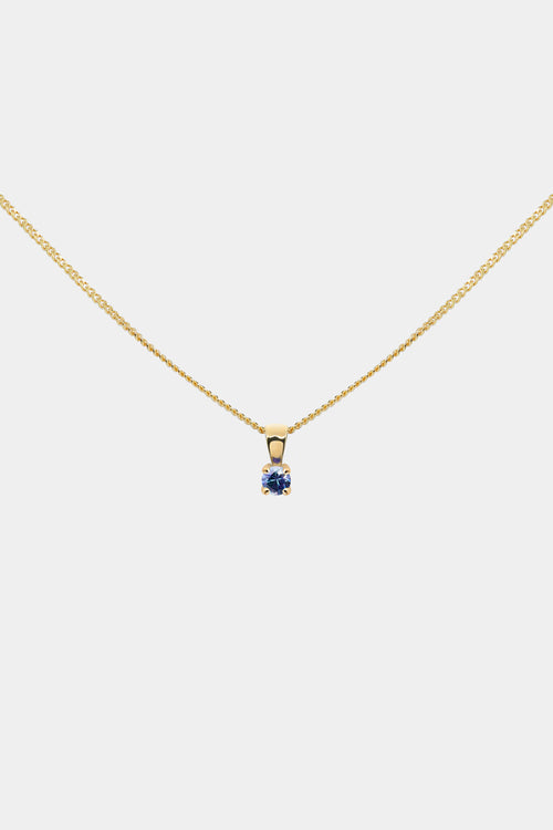 Birthstone Pendant | 9K Yellow Gold