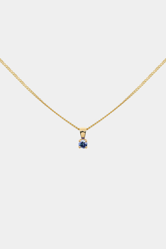 Birthstone Pendant | 9K Yellow Gold