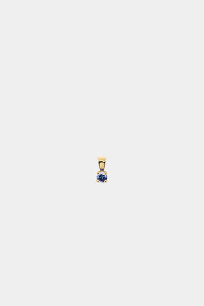 Birthstone Pendant | 9K Yellow Gold