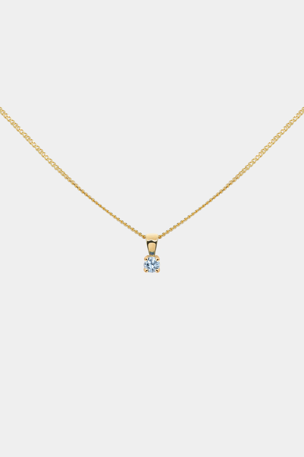 Birthstone Pendant | 9K Yellow Gold