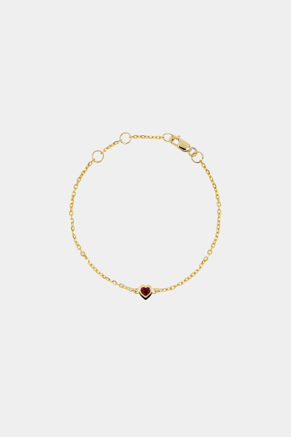 Baby Heart Bracelet | 9K Yellow Gold