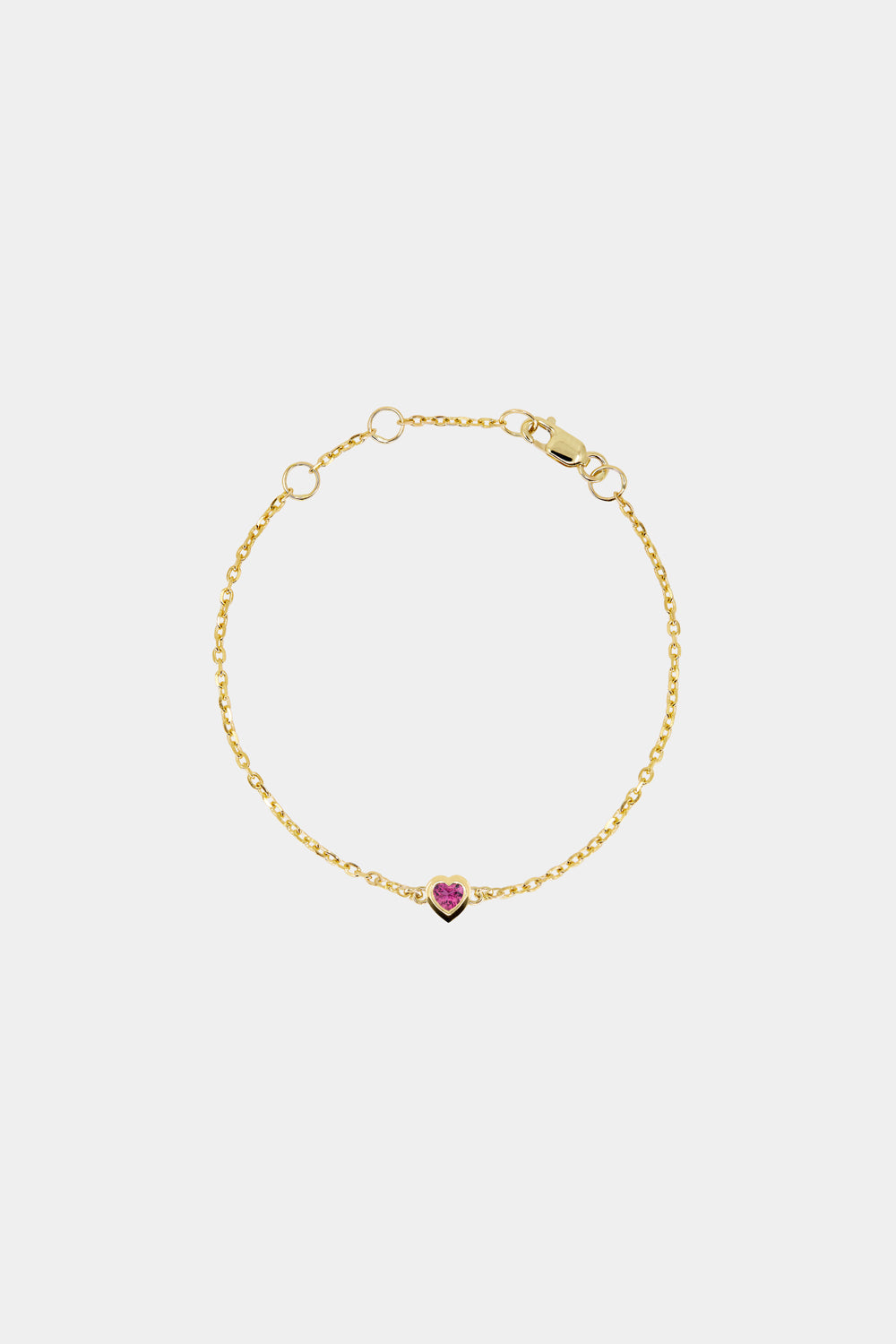 Baby Heart Bracelet | 9K Yellow Gold