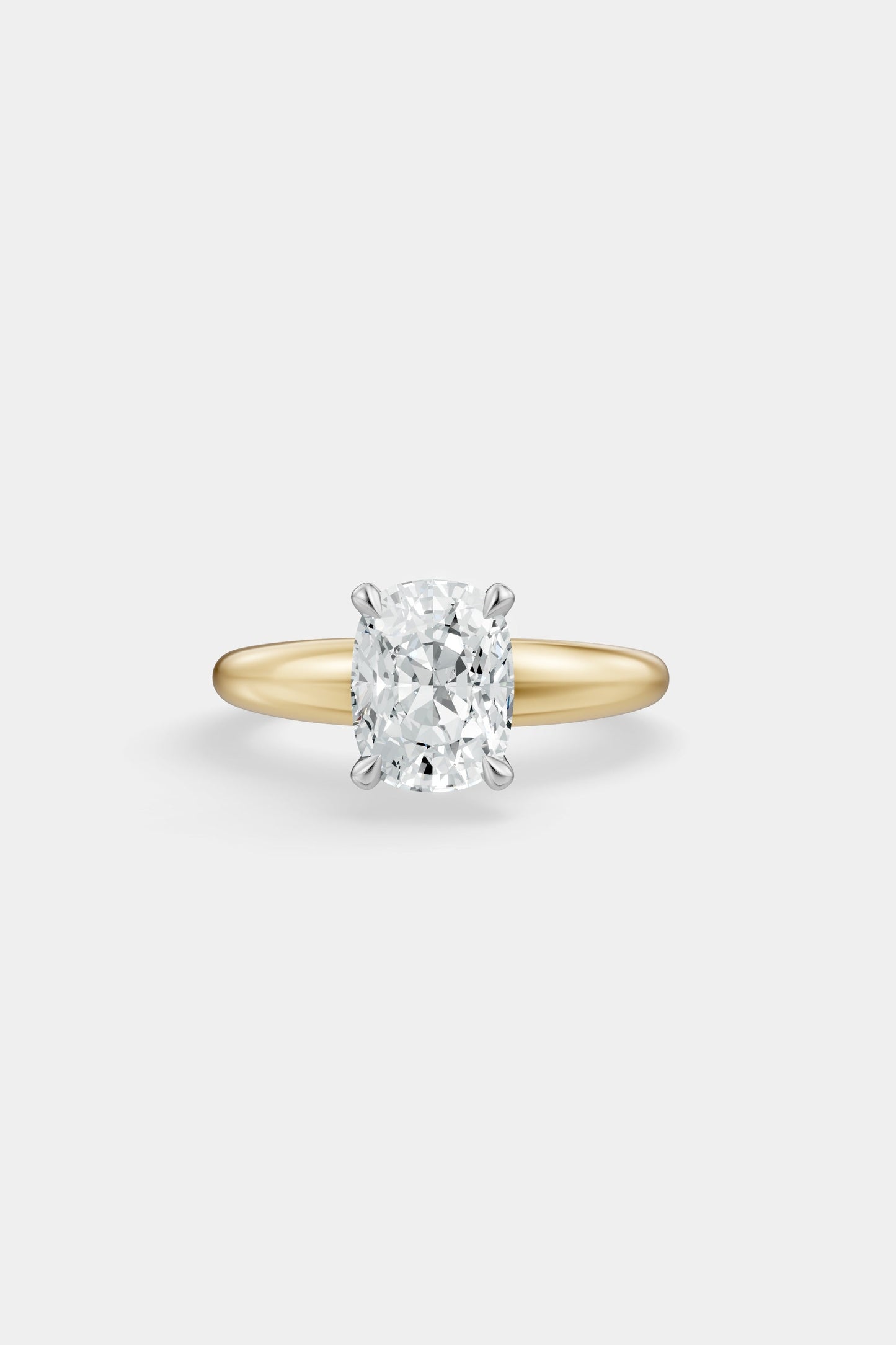 Diamond Solitaire Ring | Large Heidi Band
