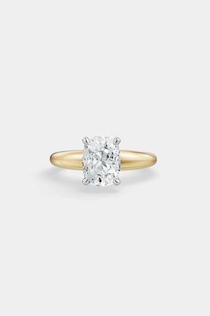 Diamond Solitaire Ring | Large Heidi Band