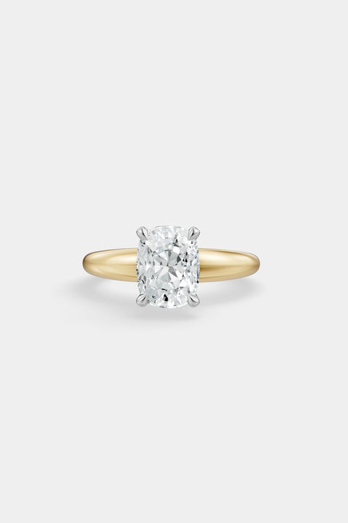 Diamond Solitaire Ring | Large Heidi Band