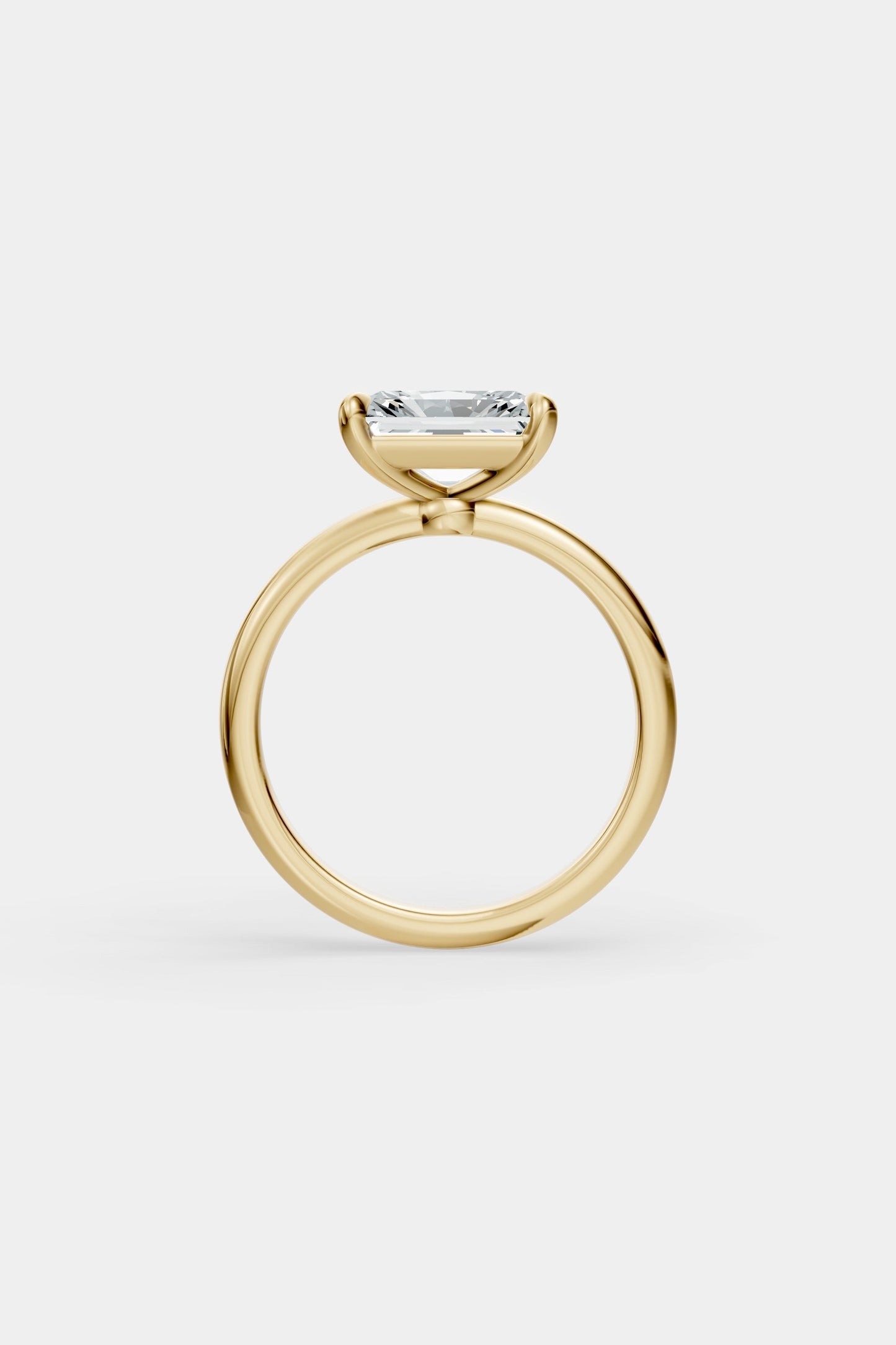 East West Diamond Solitaire Ring | Piccolo Band
