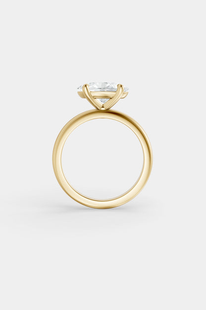 East West Diamond Solitaire Ring | Heidi Band