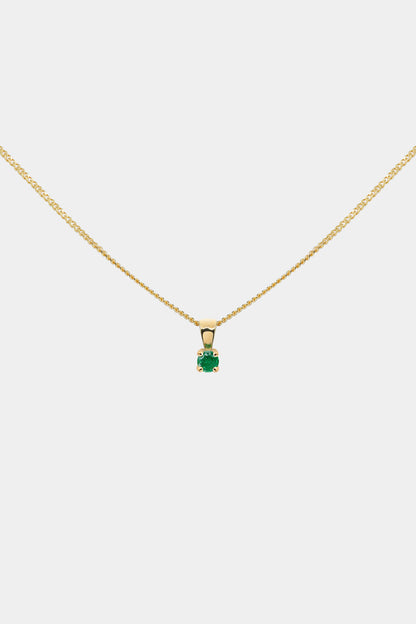 Birthstone Pendant | 9K Yellow Gold