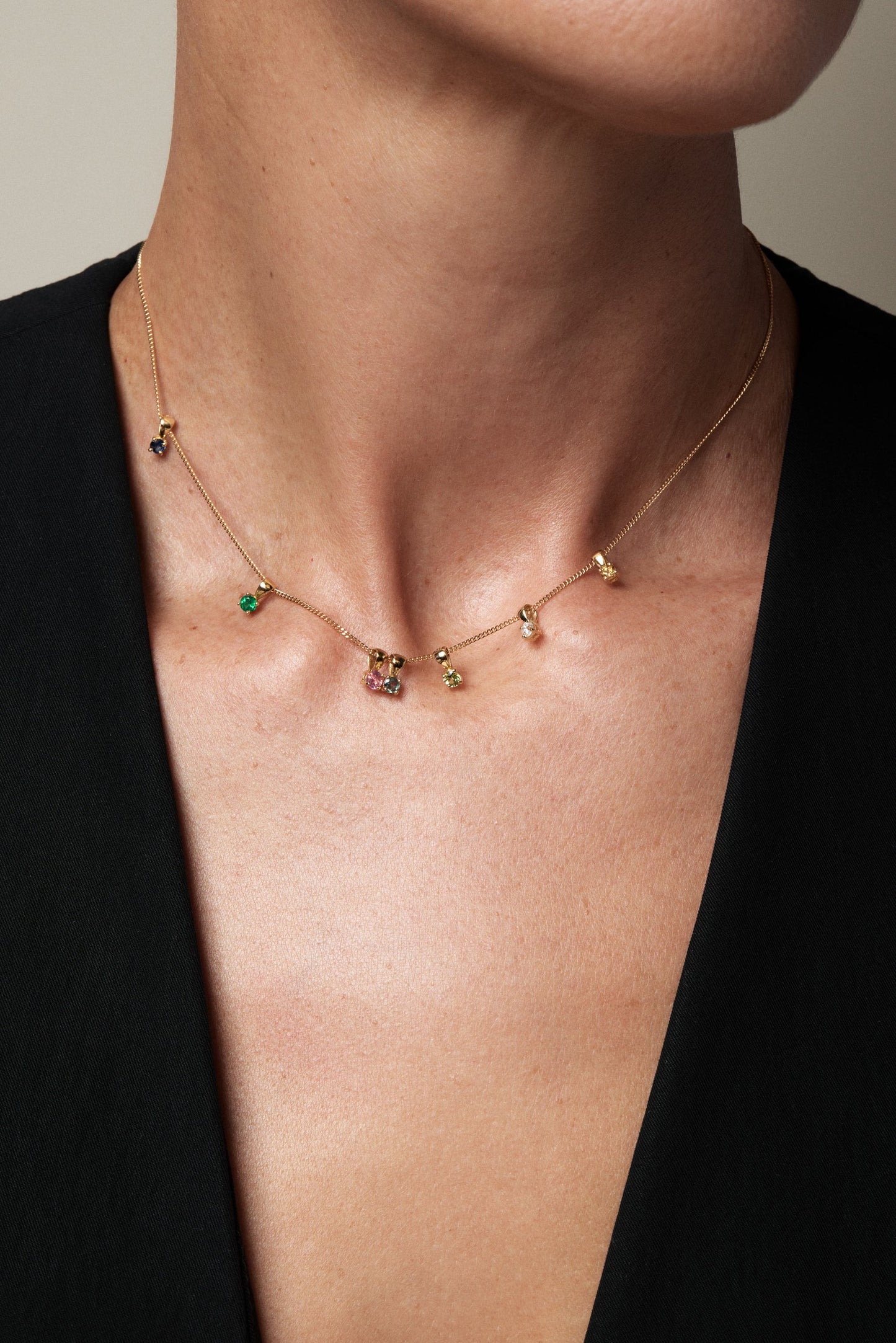 Birthstone Pendant | 9K Yellow Gold