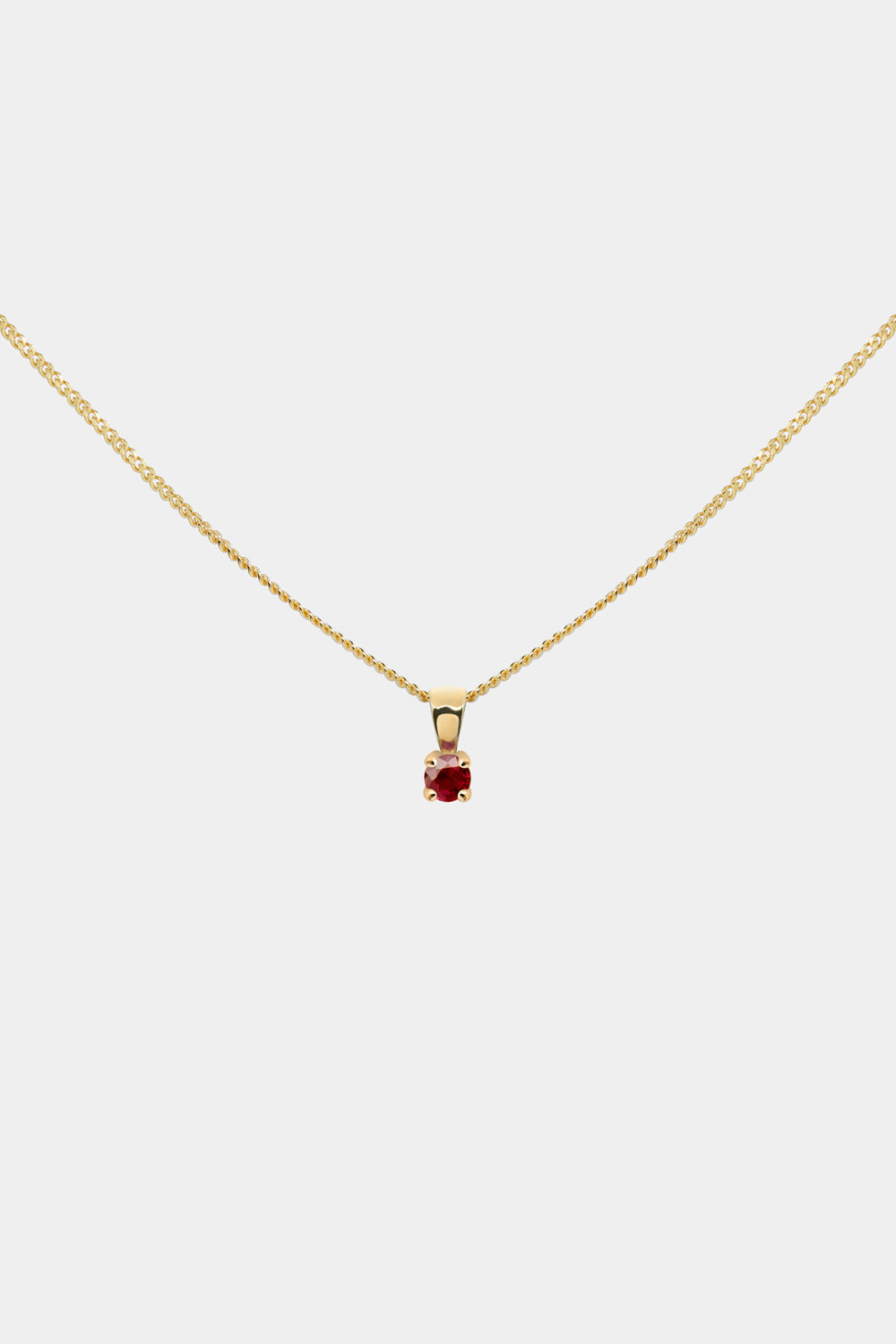 Birthstone Pendant | 9K Yellow Gold