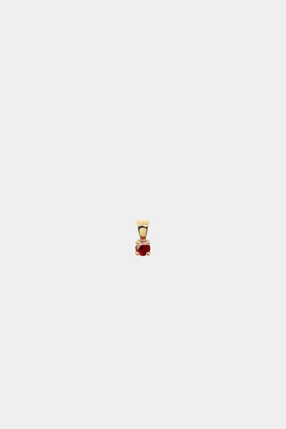 Birthstone Pendant | 9K Yellow Gold