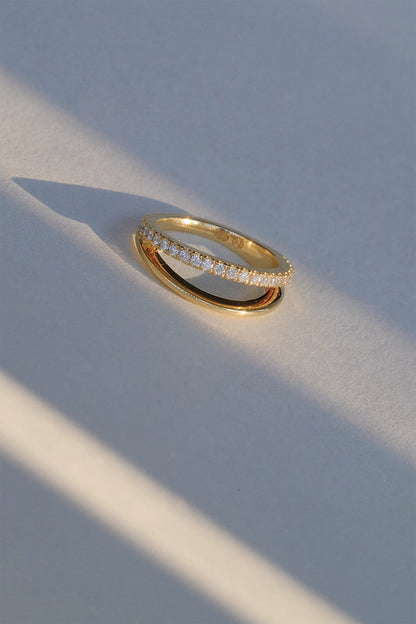 Double Band Harley Ring | Yellow Gold