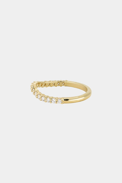 Insignia Diamond Band | 18K Yellow Gold