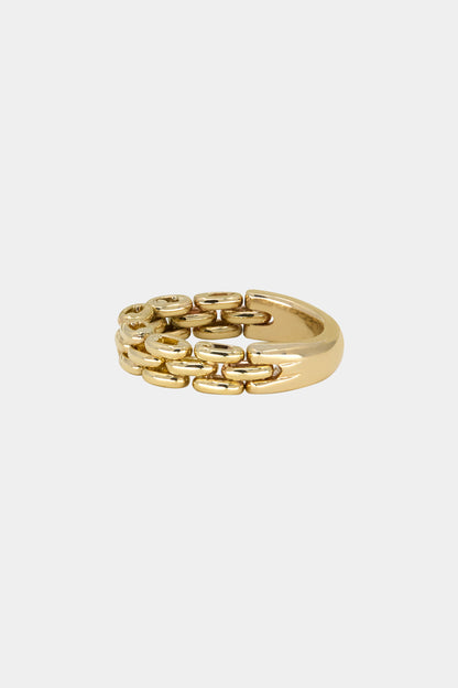 Margot Chain Ring | 9K Yellow Gold